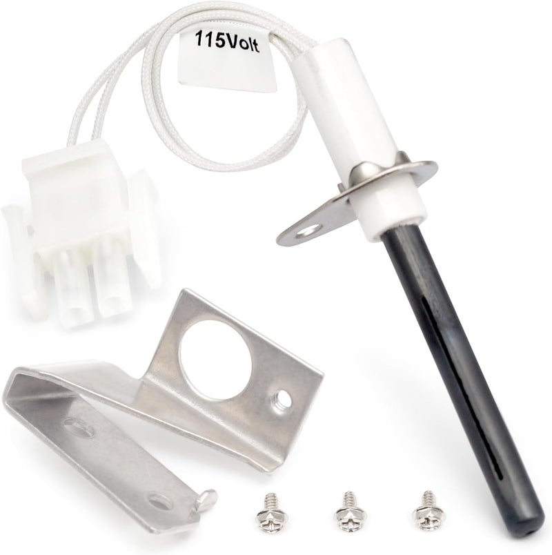 Dusledel 903110A 903110 Universal Furnace Hot Surface Ignitors With Plug, Round Silicon Nitride Hot Surface Igniters Kit Replacement for Nordyne Furnace Igniters 632504 - Image 1